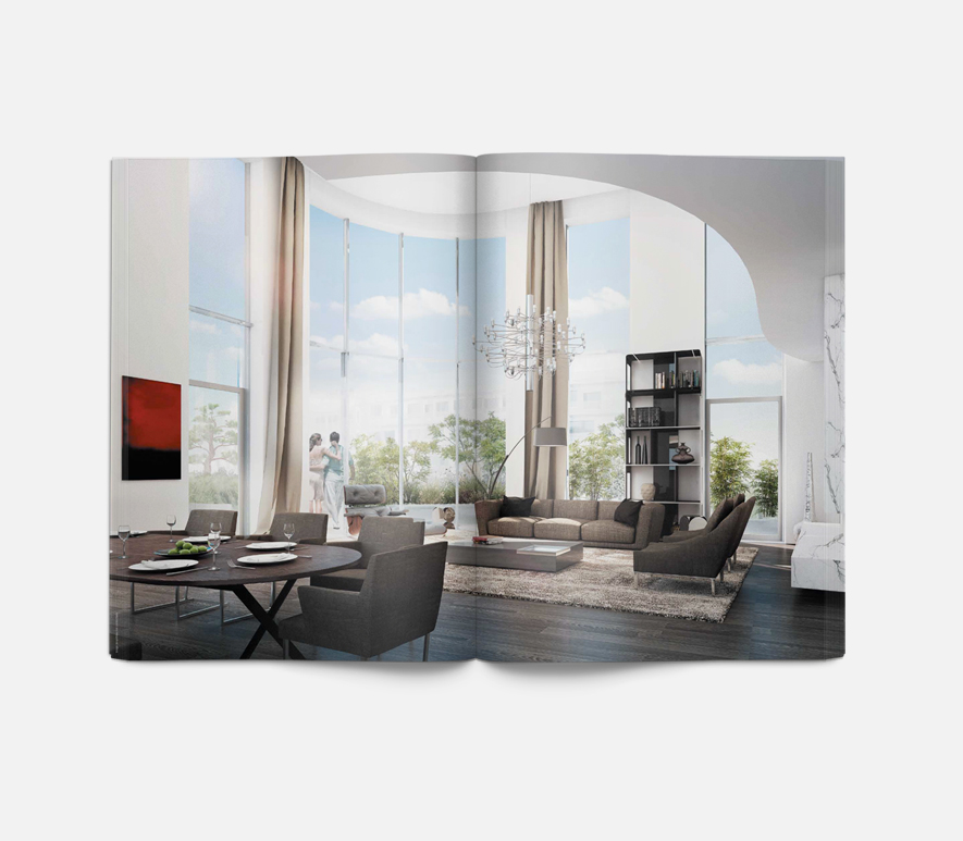 Emerige - création brochure salon AD - Immeuble UNIC - Ynfluence - agence de communication globale Paris 