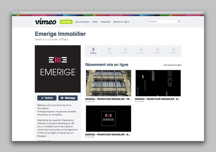 Emerige - Community managment - Ynfluence - agence de communication globale Paris 