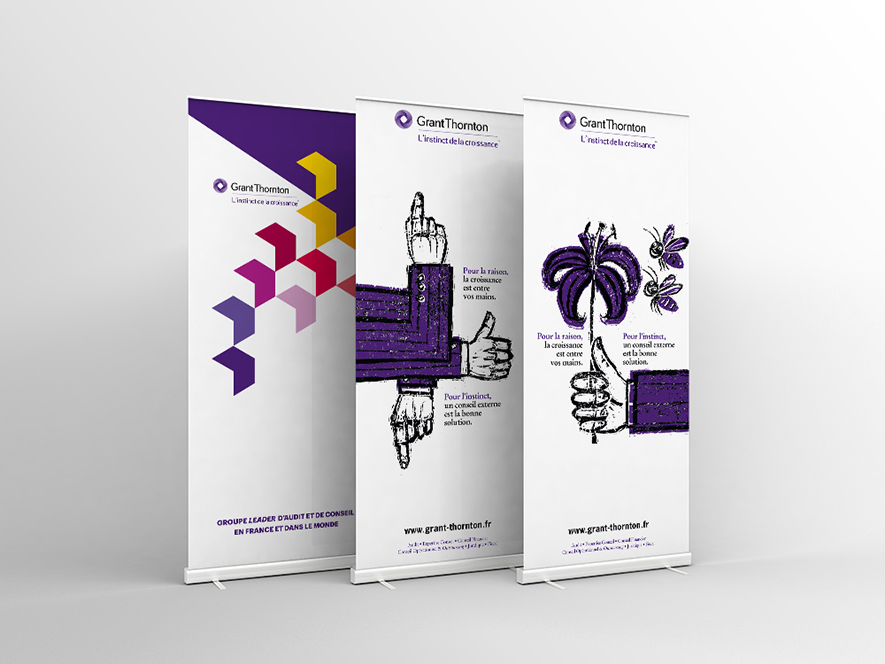 Communication interne - brochures - dépliant Grant Thornton