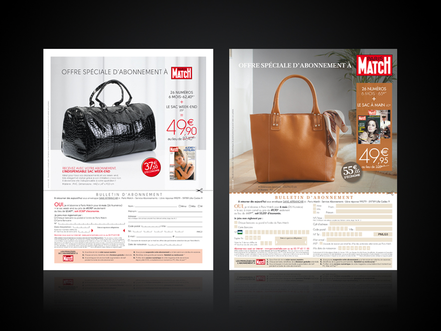 Création Mailing Abonnement Paris Match