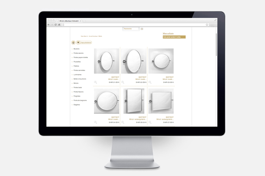 Volevatch - création site Ecommerce