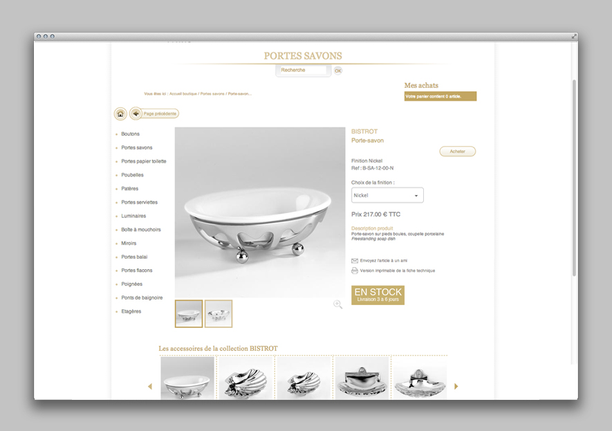Volevatch - création site Ecommerce